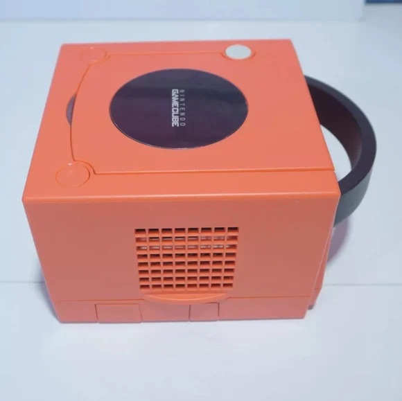 Warm Red Nintendo GameCube Console DOL-001 (USA) w/ OEM Metallic Red Controller